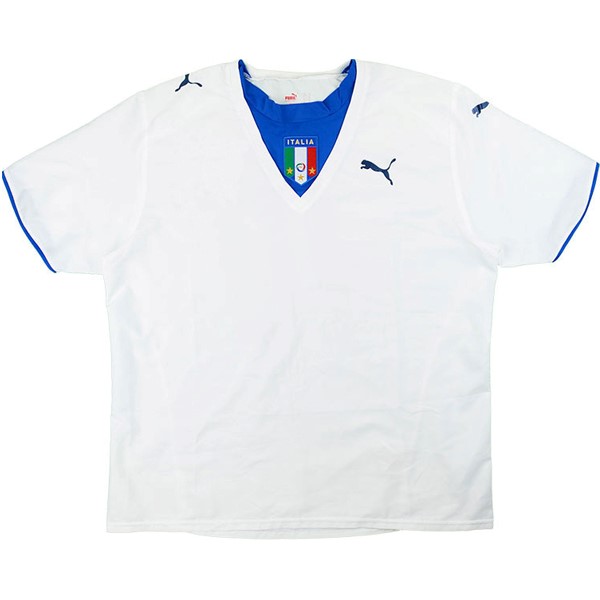 Camiseta Italia Segunda equipo Retro 2006 Blanco